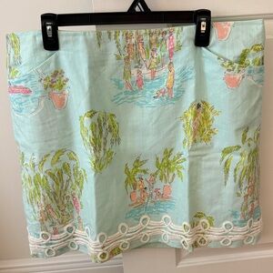 Lilly Pulitzer EUC Women’s 16 Rare White Label Skirt